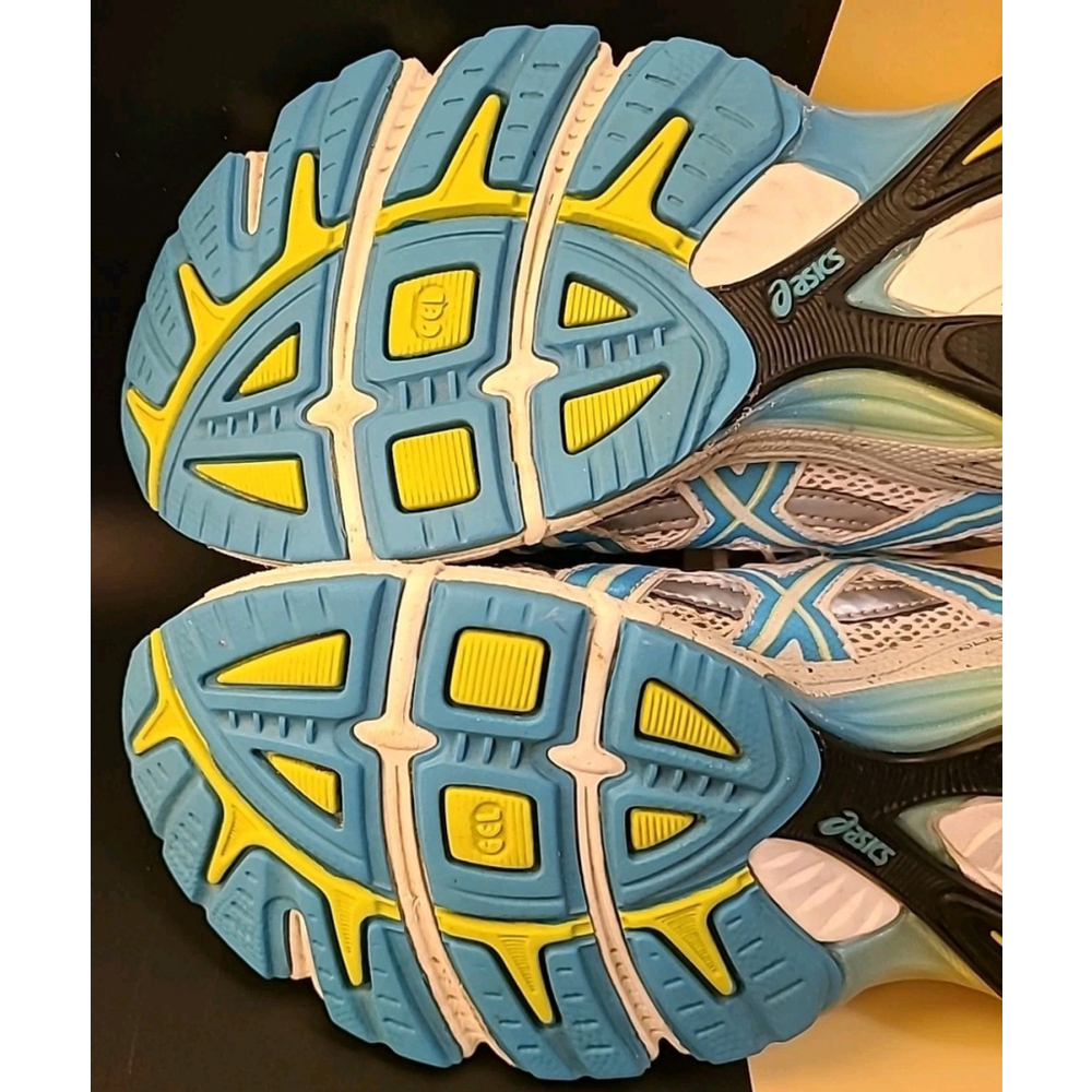 Asics Running Shoes Womens Size 7.5 Gel Duomax Gray Blue T27BQ Sneakers Gym - Picture 11 of 13